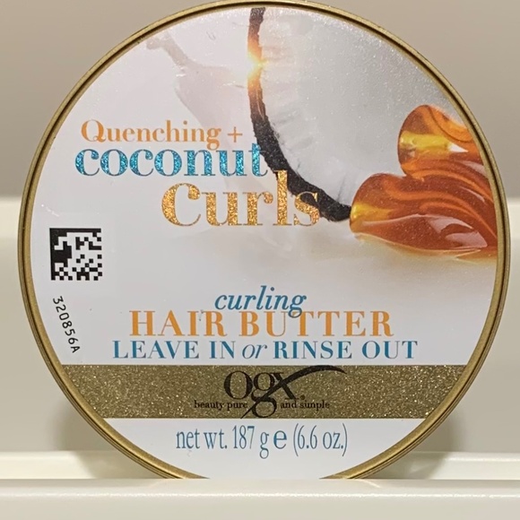 OGX Quenching Coconut Curls Hair Butter Leave In/Rinse Out 6.6 Oz SEALED - Picture 1 of 3